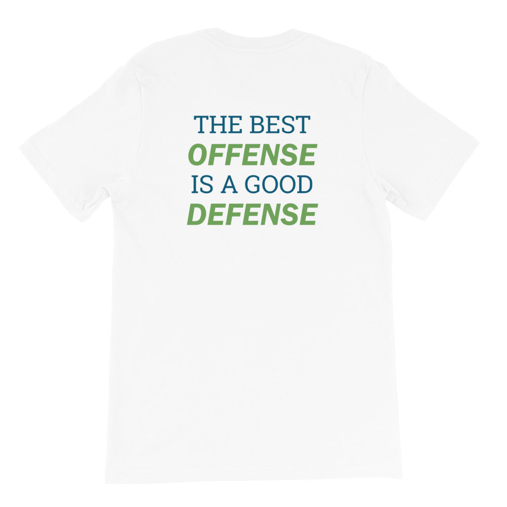 ACD Logo "The Best Offense is a Good Defense" Unisex T-Shirt
