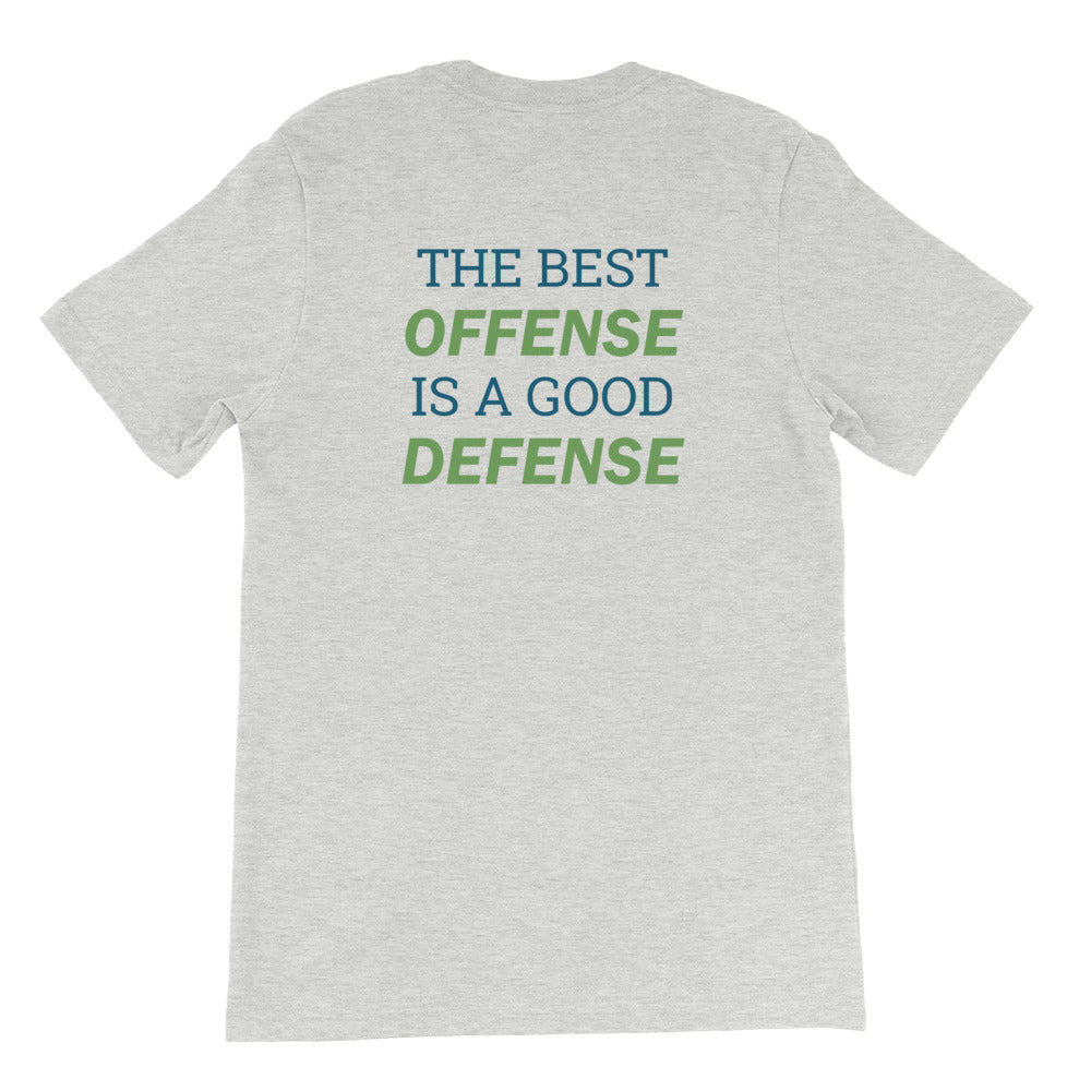 ACD Logo "The Best Offense is a Good Defense" Unisex T-Shirt