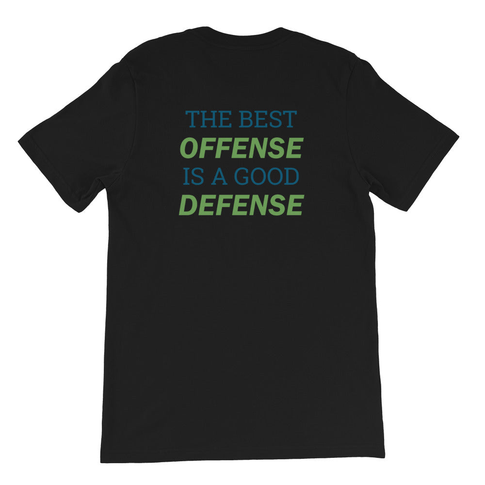 ACD Logo "The Best Offense is a Good Defense" Unisex T-Shirt