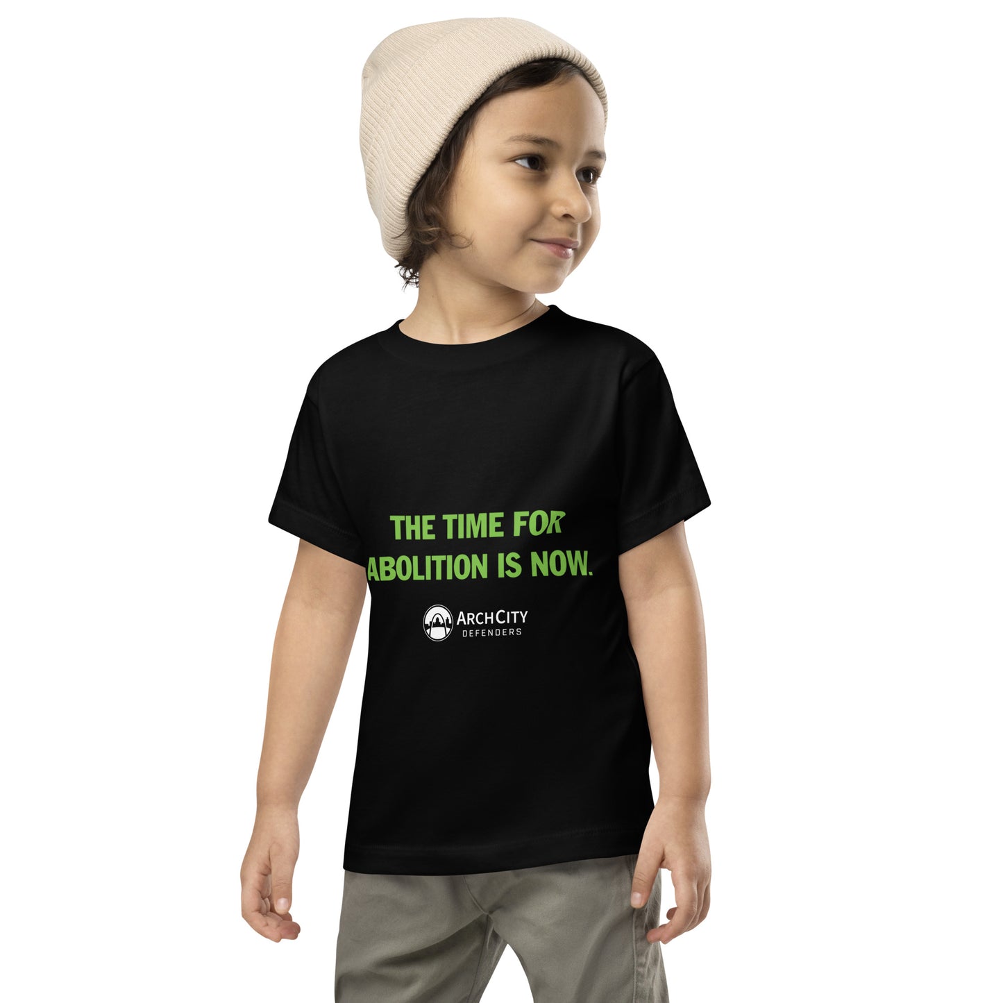 Time for Abolition is Now Toddler Short Sleeve Tee