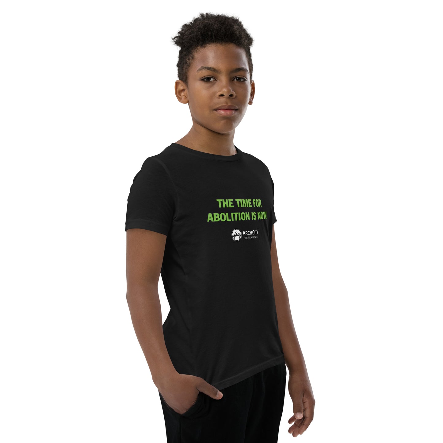 Time for Abolition is Now Youth Short Sleeve T-Shirt