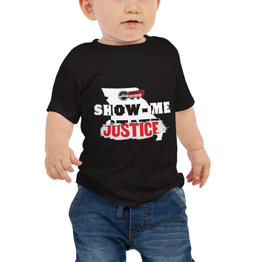 Show Me Justice Baby Jersey Short Sleeve Tee