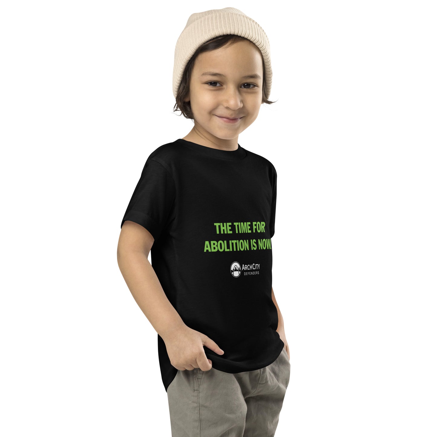 Time for Abolition is Now Toddler Short Sleeve Tee