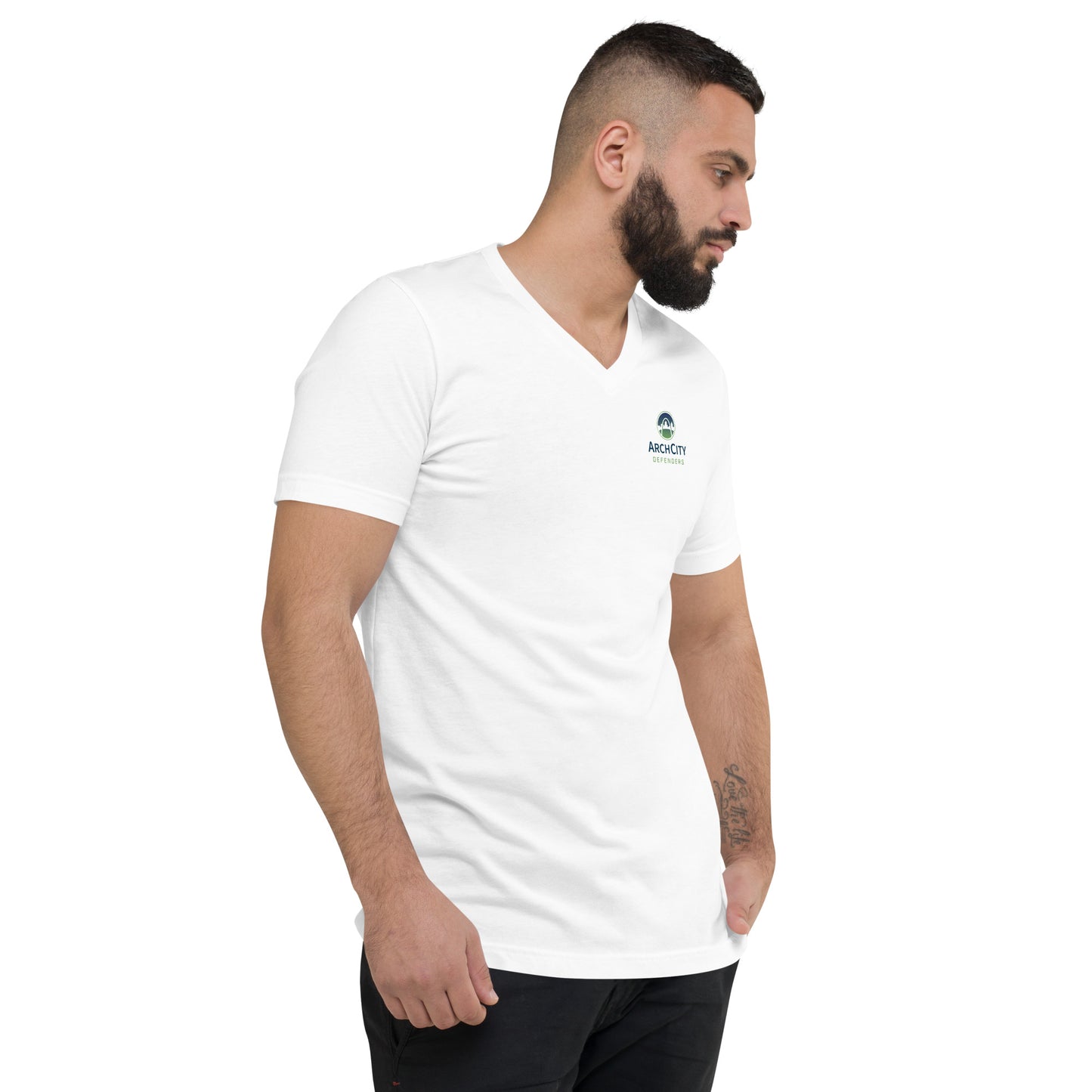 ACD Logo Short Sleeve V-Neck T-Shirt