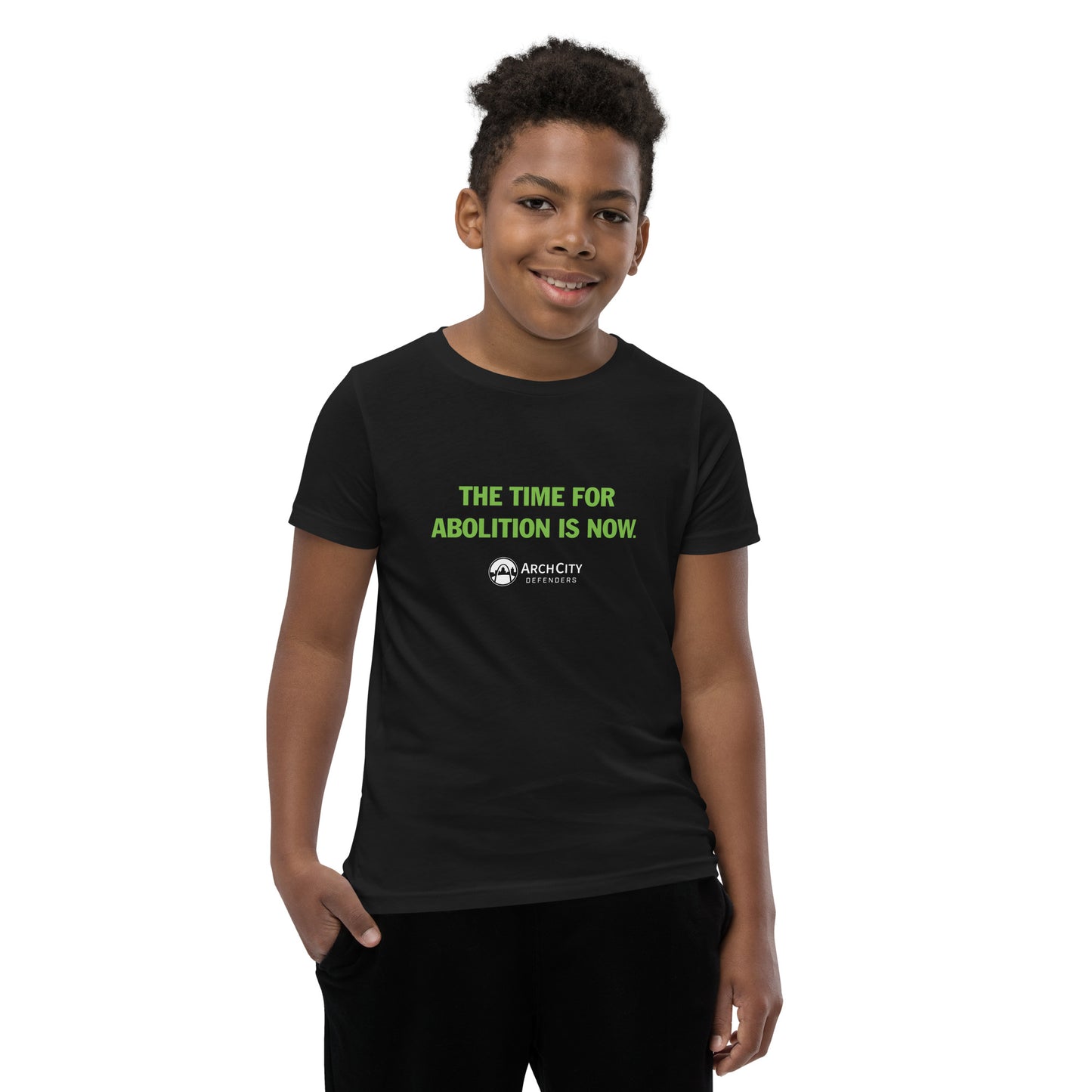 Time for Abolition is Now Youth Short Sleeve T-Shirt