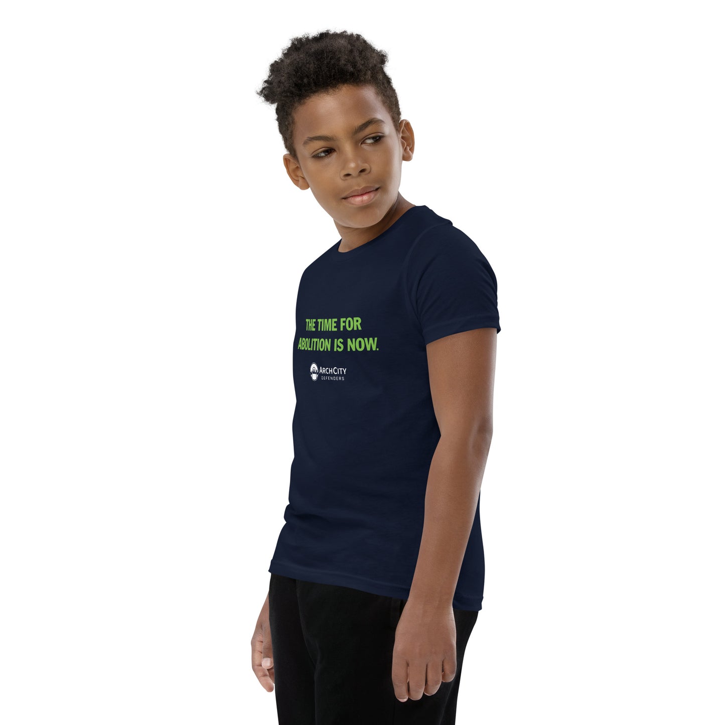Time for Abolition is Now Youth Short Sleeve T-Shirt